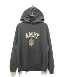 Americana×AP STUDIO（アメリカーナ×エーピーストゥディオ）の古着「別注AMEY emblem HOODIE PULLOVER」｜グレー