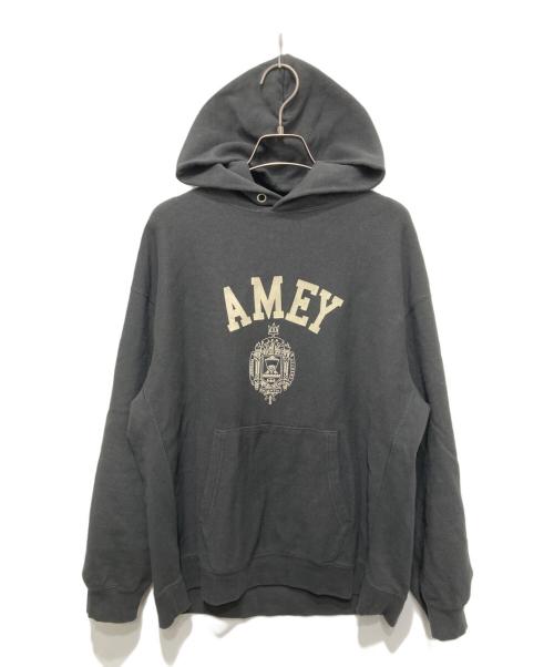 Americana（アメリカーナ）Americana (アメリカーナ) AP STUDIO (エーピーストゥディオ) 別注AMEY emblem HOODIE PULLOVER グレー サイズ:Sの古着・服飾アイテム