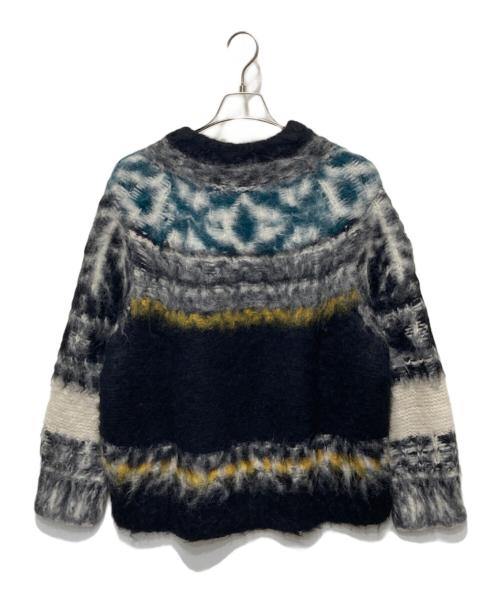 sacai（サカイ）sacai (サカイ) Pattern Knit Sweater ブラック サイズ:1の古着・服飾アイテム