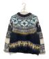 sacai（サカイ）の古着「Pattern Knit Sweater」｜ブラック