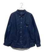 DESCENDANTディセンダント）の古着「PALM DENIM LS SHIRT」｜インディゴ