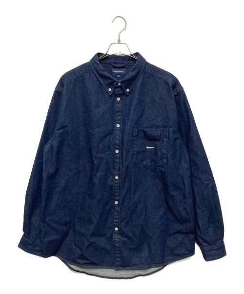 DESCENDANT（ディセンダント）DESCENDANT (ディセンダント) PALM DENIM LS SHIRT インディゴ サイズ:4の古着・服飾アイテム