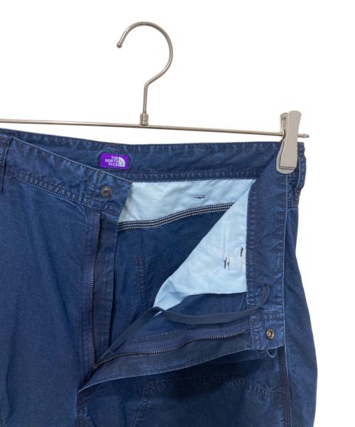 THE NORTHFACE PURPLELABEL（ザ・ノースフェイス パープルレーベル）THE NORTHFACE PURPLELABEL (ザ・ノースフェイス パープルレーベル) Cotton Nylon Weather Double Knee Pants インディゴ サイズ:34の古着・服飾アイテム