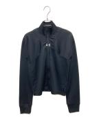 courregesクレージュ）の古着「SCUBA TRACKSUIT INTERLOCK JACKET／スキューバ トラックスーツ インターロック ジャケット」｜ブラック