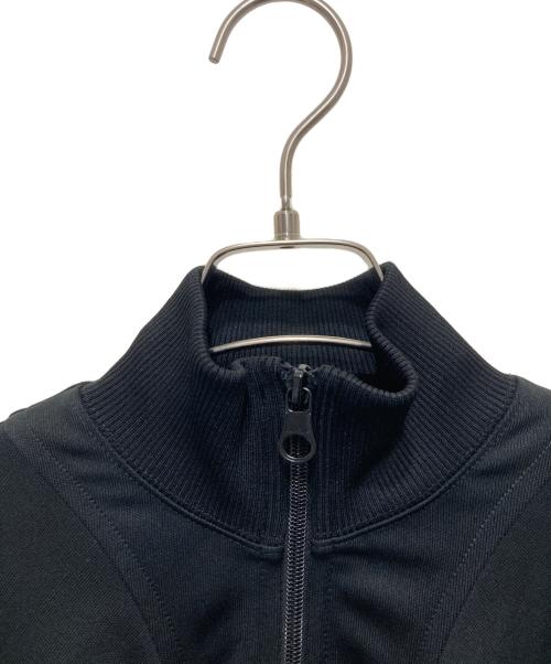 courreges（クレージュ）courreges (クレージュ) SCUBA TRACKSUIT INTERLOCK JACKET／スキューバ トラックスーツ インターロック ジャケット ブラック サイズ:XSの古着・服飾アイテム