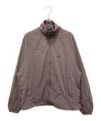NIKE×SKIMSナイキ×スキムス）の古着「Stretch Nylon Oversized Jacket／ストレッチナイロン オーバーサイズジャケット」｜ブラウン