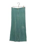 AURALEEオーラリー）の古着「ORGANIC COTTON VELOUR PANTS」｜ブルー
