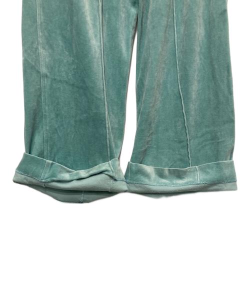 AURALEE（オーラリー）AURALEE (オーラリー) ORGANIC COTTON VELOUR PANTS ブルーの古着・服飾アイテム