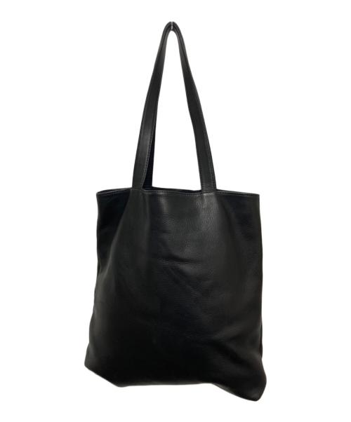 MR.OLIVE（ミスターオリーブ）MR.OLIVE (ミスターオリーブ) インパーマレザー ガセットポケット トートバッグ ブラックの古着・服飾アイテム