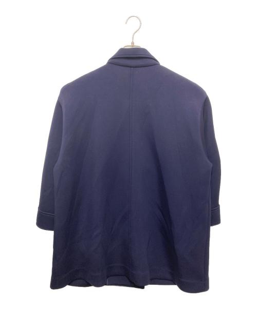 SHIPS any（シップスエニィ）SHIPS any (シップスエニィ) ダンボールスタンドネックミドルコート ネイビー サイズ:FREEの古着・服飾アイテム