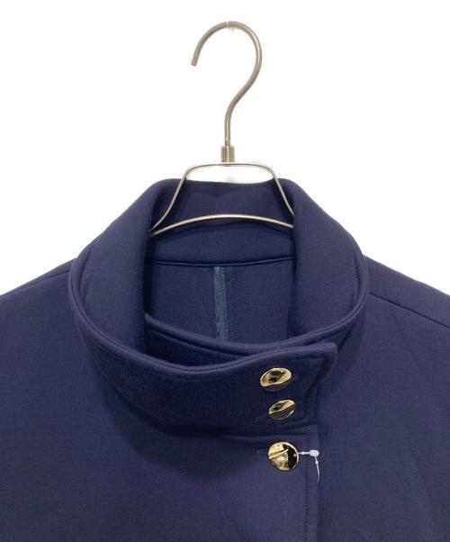 SHIPS any（シップスエニィ）SHIPS any (シップスエニィ) ダンボールスタンドネックミドルコート ネイビー サイズ:FREEの古着・服飾アイテム