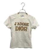 Christian Diorクリスチャン ディオール）の古着「J'ADORE Tシャツ 」｜ホワイト