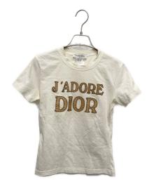 Christian Dior（クリスチャン ディオール）の古着「J'ADORE Tシャツ 」｜ホワイト