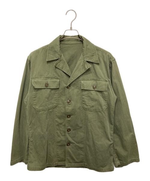 US ARMY（ユーエスアーミー）US ARMY (ユーエスアーミー) M-47 HBT ユーティリティシャツ カーキ サイズ:不明の古着・服飾アイテム