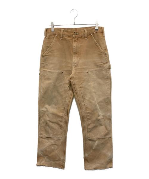 CarHartt（カーハート）CarHartt (カーハート) ダブルニーダックパンツ ベージュ サイズ:32×32の古着・服飾アイテム