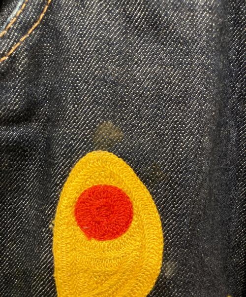 BAPE BY A BATHING APE（ベイプバイアベイシングエイプ）BAPE BY A BATHING APE (ベイプバイアベイシングエイプ) シャークデニムパンツ インディゴ サイズ:Ⅿの古着・服飾アイテム