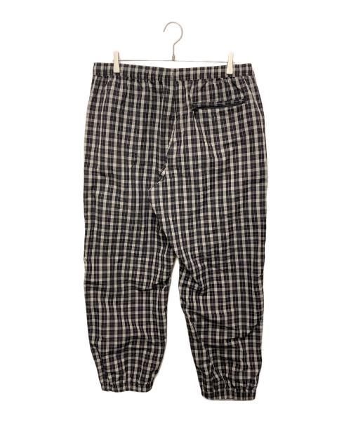 SUPREME（シュプリーム）SUPREME (シュプリーム) Plaid Warm Up Pant／プレイド ウォームアップ パンツ ブラック×グレー サイズ:XLの古着・服飾アイテム