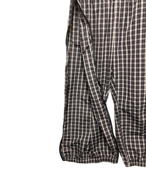 SUPREME（シュプリーム）SUPREME (シュプリーム) Plaid Warm Up Pant／プレイド ウォームアップ パンツ ブラック×グレー サイズ:XLの古着・服飾アイテム