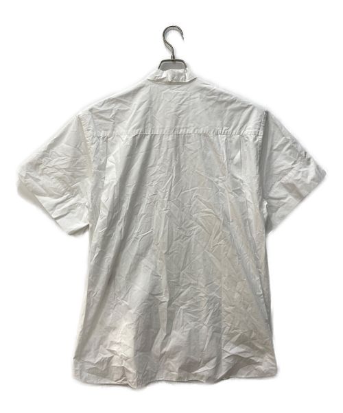 AK+1（エーケーワン）AK+1 (エーケーワン) エアーポプリン ブラウス ホワイト サイズ:36の古着・服飾アイテム