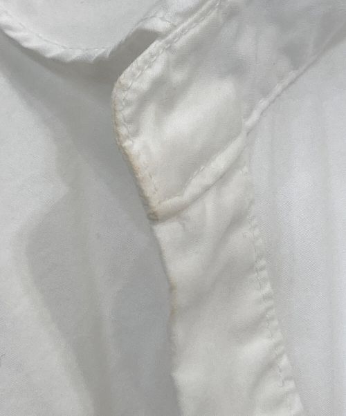 AK+1（エーケーワン）AK+1 (エーケーワン) エアーポプリン ブラウス ホワイト サイズ:36の古着・服飾アイテム
