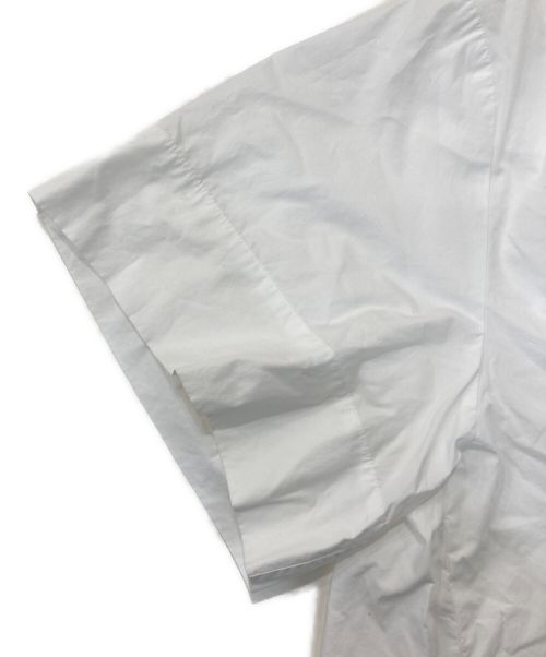 AK+1（エーケーワン）AK+1 (エーケーワン) エアーポプリン ブラウス ホワイト サイズ:36の古着・服飾アイテム