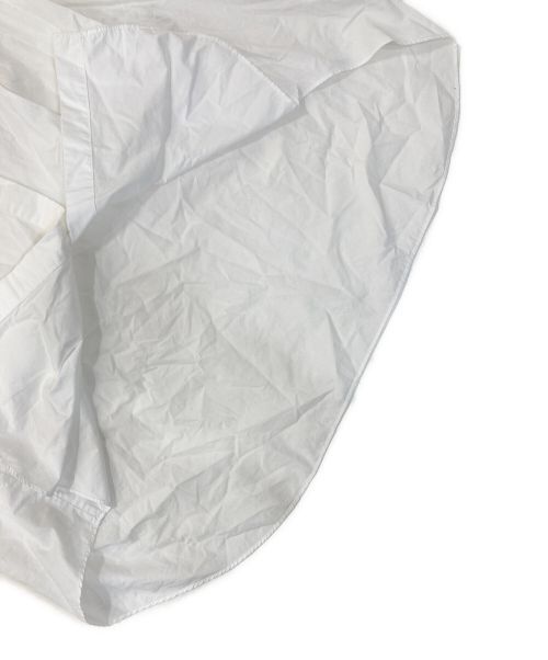 AK+1（エーケーワン）AK+1 (エーケーワン) エアーポプリン ブラウス ホワイト サイズ:36の古着・服飾アイテム