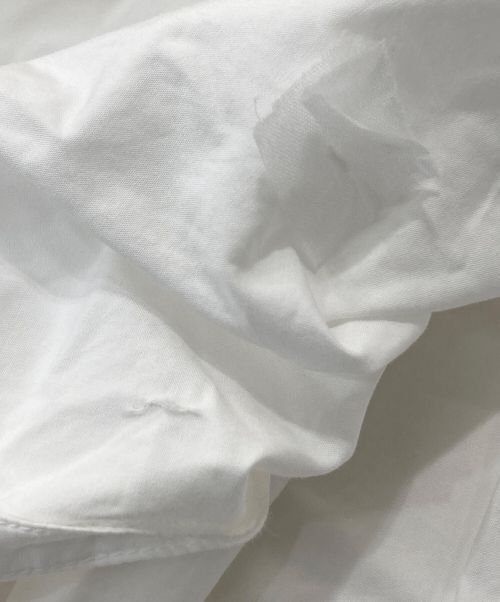 AK+1（エーケーワン）AK+1 (エーケーワン) エアーポプリン ブラウス ホワイト サイズ:36の古着・服飾アイテム