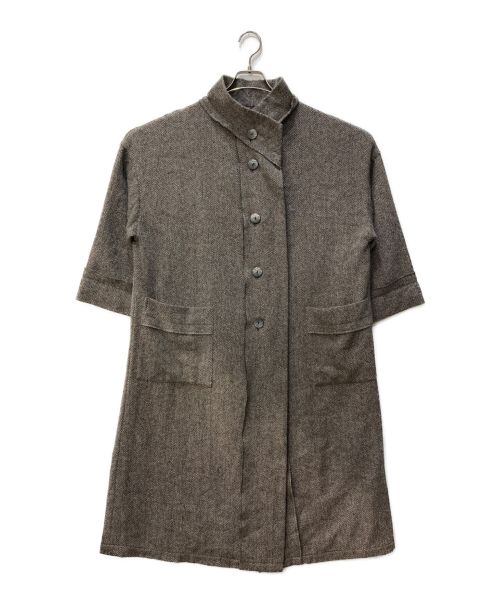 慈雨（ジウ）慈雨 (ジウ) コート グレー サイズ:Lの古着・服飾アイテム