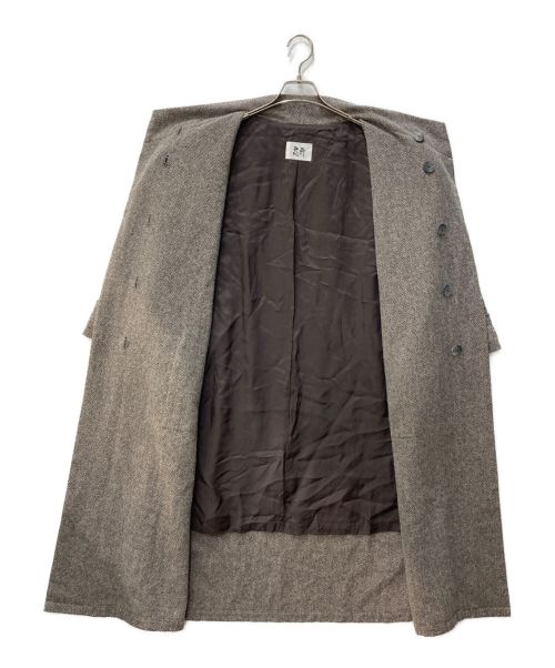 慈雨（ジウ）慈雨 (ジウ) コート グレー サイズ:Lの古着・服飾アイテム