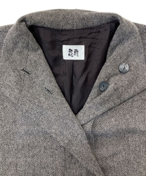 慈雨（ジウ）慈雨 (ジウ) コート グレー サイズ:Lの古着・服飾アイテム