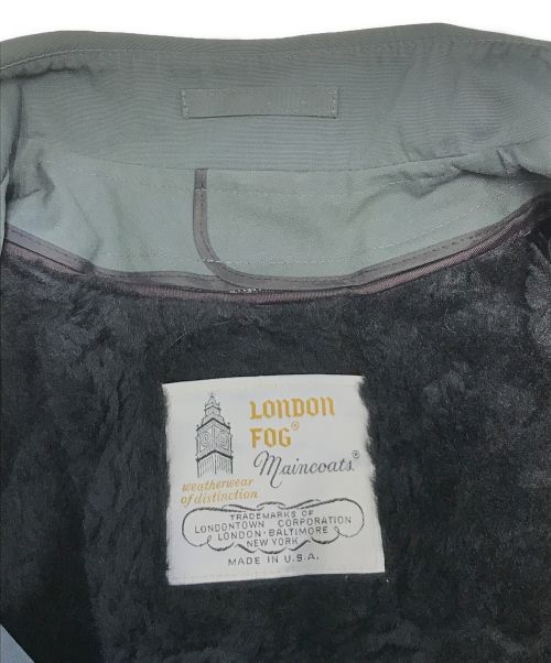 london fog（ロンドンフォグ）london fog (ロンドンフォグ) ステンカラーコート グレー サイズ:36の古着・服飾アイテム