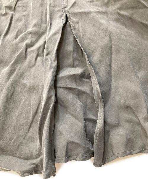 Plage（プラージュ）Plage (プラージュ) Washable Fibril ギャザーロングスカート 22060922109020 グレー サイズ:36の古着・服飾アイテム