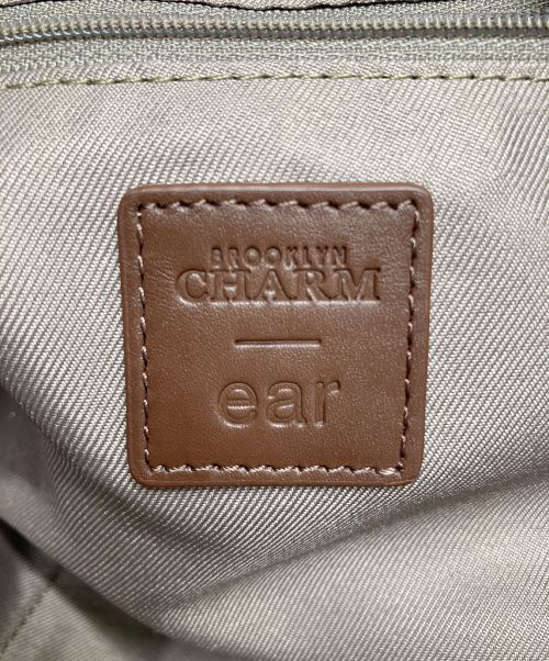 ear PAPILLONNER（イアパピヨネ）ear PAPILLONNER (イアパピヨネ) BROOKLYN CHARM (ブルックリンチャーム) ミニボストンバッグ ブラウンの古着・服飾アイテム