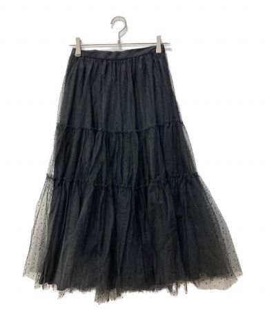 中古・古着通販】CADUNE (カデュネ) ドットチュールスカート 73139451