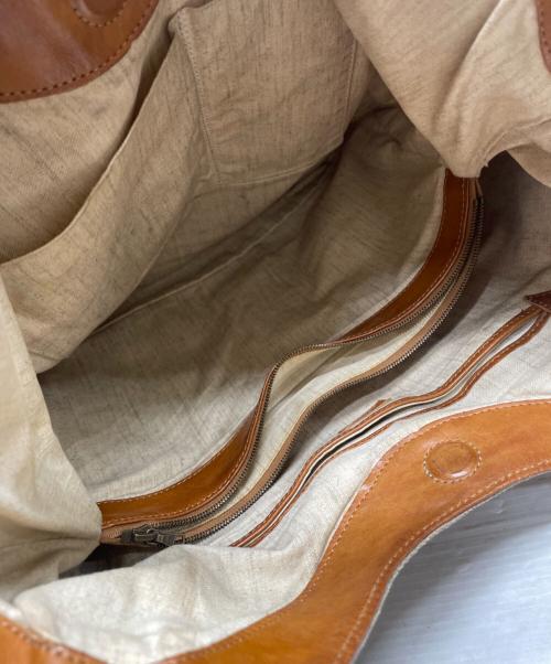 genten（ゲンテン）genten (ゲンテン) ハンドバッグ ベージュの古着・服飾アイテム