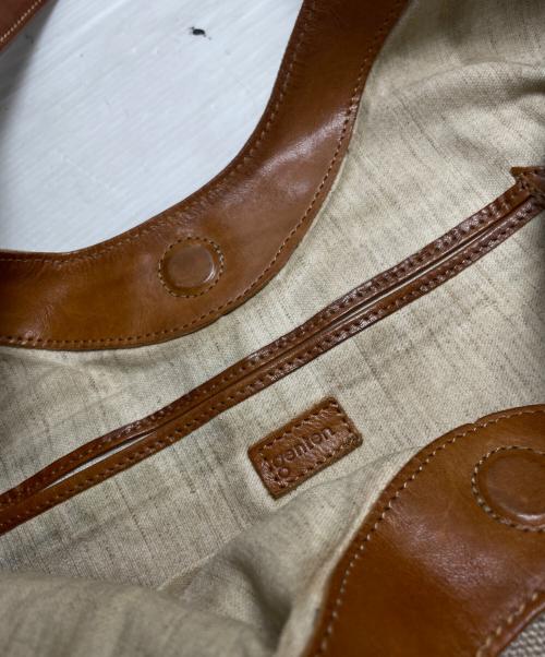 genten（ゲンテン）genten (ゲンテン) ハンドバッグ ベージュの古着・服飾アイテム