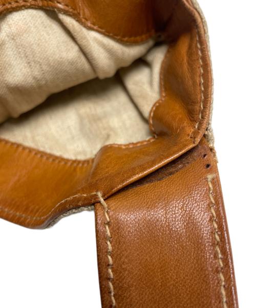 genten（ゲンテン）genten (ゲンテン) ハンドバッグ ベージュの古着・服飾アイテム