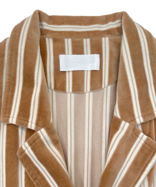 Mame Kurogouchi（マメクロゴウチ）Mame Kurogouchi (マメクロゴウチ) ロングシャツワンピース ブラウン サイズ:2の古着・服飾アイテム