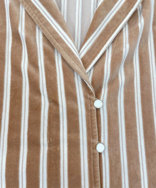 Mame Kurogouchi（マメクロゴウチ）Mame Kurogouchi (マメクロゴウチ) ロングシャツワンピース ブラウン サイズ:2の古着・服飾アイテム