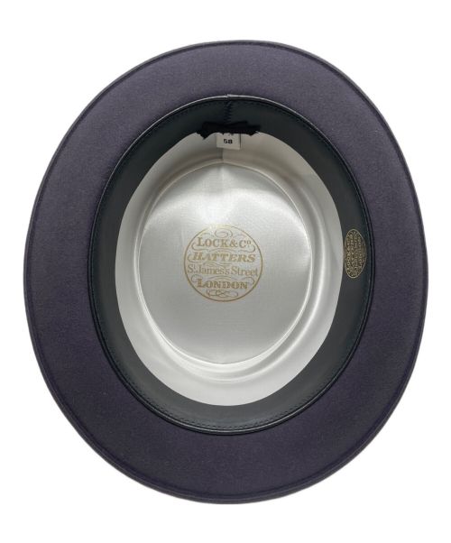 JAMES LOCK&CO.HATTERS（ジェームスロック&カンパニー・ハッターズ）JAMES LOCK&CO.HATTERS (ジェームスロック&カンパニー・ハッターズ) フエルトボーラーハット サイズ:7 1/8  58の古着・服飾アイテム