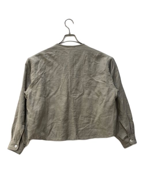 ORCIVAL（オーシバル）ORCIVAL (オーシバル) リネンシャツジャケット グレー サイズ:1の古着・服飾アイテム