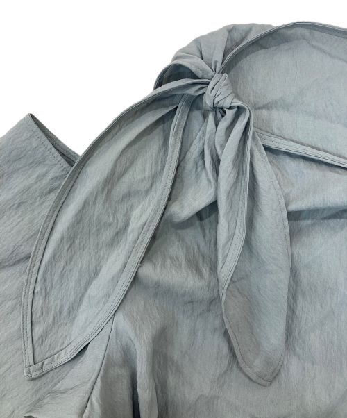 Noble（ノーブル）Noble (ノーブル) アシンメトリーノットブラウス　24051240503010 グリーン サイズ:F 未使用品の古着・服飾アイテム