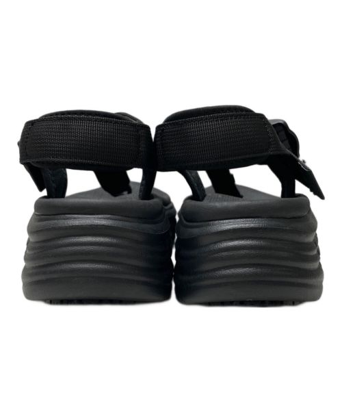 TELIC（テリック）TELIC (テリック) 厚底スポーツサンダル ブラック サイズ:24の古着・服飾アイテム