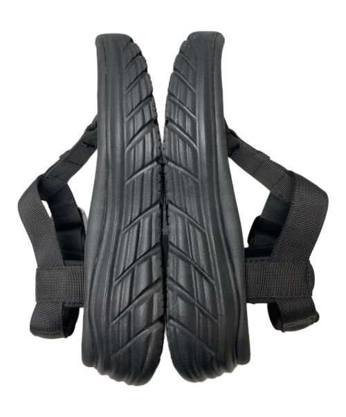 TELIC（テリック）TELIC (テリック) 厚底スポーツサンダル ブラック サイズ:24の古着・服飾アイテム