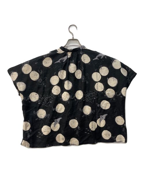 Marble SUD（マーブルシュッド）Marble SUD (マーブルシュッド) Sea Dots ノースリーブブラウス ブラック サイズ:サイズ表記無しの古着・服飾アイテム