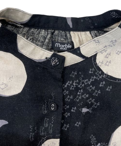 Marble SUD（マーブルシュッド）Marble SUD (マーブルシュッド) Sea Dots ノースリーブブラウス ブラック サイズ:サイズ表記無しの古着・服飾アイテム