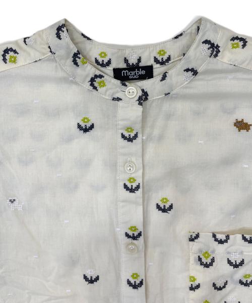 Marble SUD（マーブルシュッド）Marble SUD (マーブルシュッド) 半袖シャツワンピース DOGWALK ベージュ サイズ:サイズ表記なしの古着・服飾アイテム