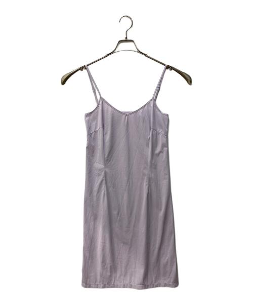 FRAY ID（フレイ アイディー）FRAY ID (フレイ アイディー) カシュクールフラワーワンピース パープル サイズ:S 未使用品の古着・服飾アイテム