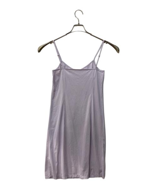 FRAY ID（フレイ アイディー）FRAY ID (フレイ アイディー) カシュクールフラワーワンピース パープル サイズ:S 未使用品の古着・服飾アイテム