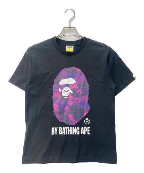 A BATHING APE（ア ベイシング エイプ）A BATHING APE (ア ベイシング エイプ) COLORCAMO BY BATHING APE TEE ブラック サイズ:Ｍの古着・服飾アイテム